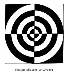 Abstract background. Vectorization of graphic drawing ink