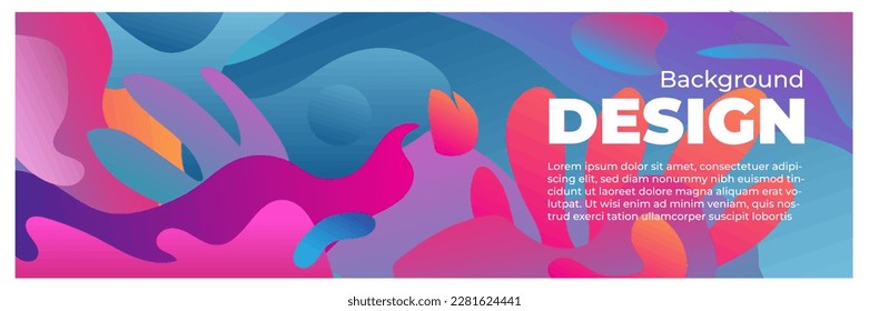 Abstract Background Vectorize Template Design