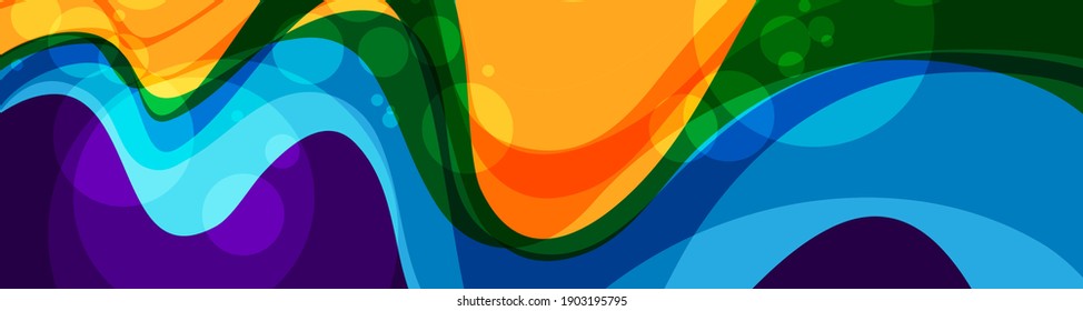 Abstract background. Vertical Banner for interior decoration in a modern style. Dynamics lines. Vector illustration