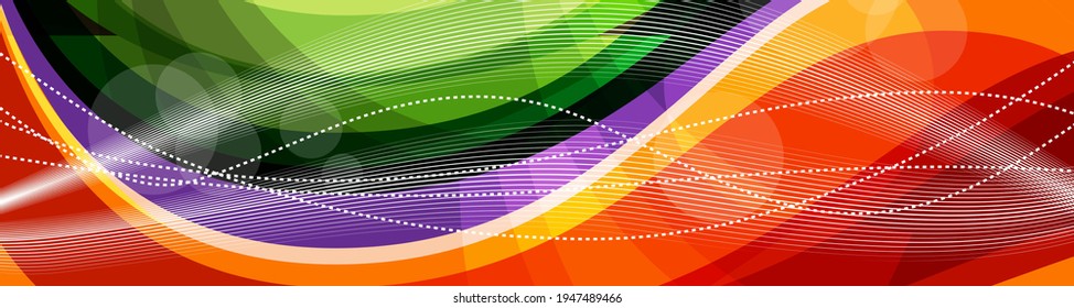 Antecedentes abstractos. Banner vertical para la decoración interior de estilo moderno. Líneas de dinámica. Ilustración del vector