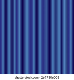 Abstract background of vertical dark and light blue gradient stripes, creating a curtain-like or drapery effect. Blue texture background.	