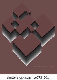 Abstract background, vertical. Geometric composition, squares. Urban mood. Template for banner, cover, presentation, leaflet. Modern design.