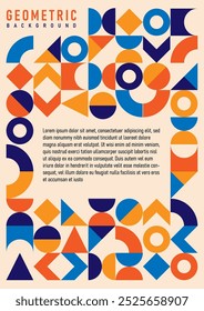 Abstrakter Hintergrund Vertikale geometrische Formen in vielen Designs und Farben. Oben links die Buchstaben platzieren. In der Mitte des Textes. Braunes Hintergrunddesign für Poster, Broschüre, Buchumschlag.