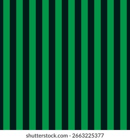 Fondo Abstractas con rayas verdes y negras de Vertical. Patrón continuo y repetitivo. Rayas rectas lisas. Ilustración vectorial.