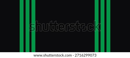 Abstract background with vertical green and black stripes. Seamless and repeating pattern. Eps10