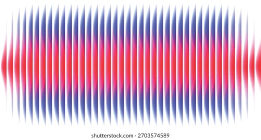 Fundo abstrato com linhas verticais em tons de rosa, vermelho e azul, criando um efeito de ilusão ótica vibrante.