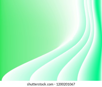 Abstract background with vertical wavelike movement in green gentle tones