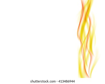 Abstract background with vertical yellow and red lines, vector illustration