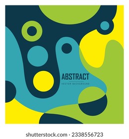 abstract background in vibrant color design template