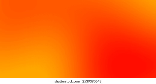 Abstract background with a vibrant color gradient transitioning from bright orange to deep red. Vector illustration