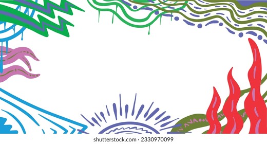Abstrakter Hintergrund, lebendige Farben, gut für Grafikdesign-Ressourcen, Plakate, Werbung, Layout, Webseiten, Kunsthintergründe, Drucke und mehr.