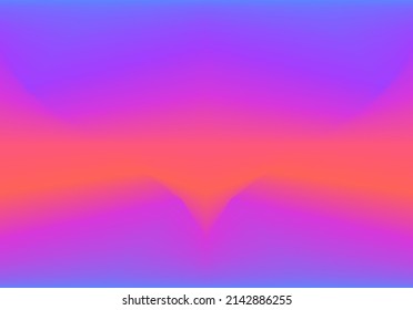 Abstract background with vibrant gradient from blue to orange with violet and pink. Vivid and fluid color mix.