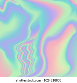 Abstract background with vibrant gradient holographic texture. Design template for covers, placards, posters, flyers, presentations, cards, banners, advertisement, identity. Vector illustration. Eps10