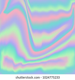 Abstract background with vibrant gradient holographic texture. Design template for covers, placards, posters, flyers, presentations, cards, banners, advertisement, identity. Vector illustration. Eps10