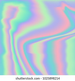 Abstract background with vibrant gradient holographic texture. Design template for covers, placards, posters, flyers, presentations, cards, banners, advertisement, identity. Vector illustration. Eps10