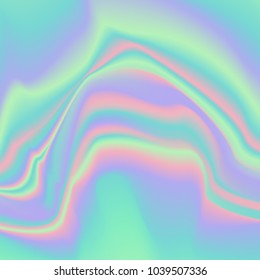 Abstract background with vibrant gradient holographic texture. Design template for covers, placards, posters, flyers, presentations, cards, banners, advertisement, identity. Vector illustration. Eps10