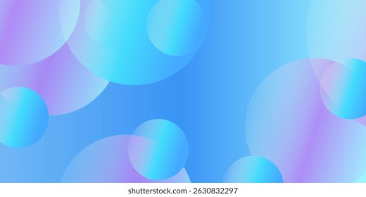 Fondo Abstractas con orbes vibrantes e iridiscentes y un efecto suave y degradado