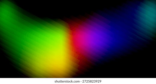 Fundo abstrato com gradientes multicoloridos vibrantes sobre uma textura de linha vertical. Elemento de design moderno e dinâmico para banners, papéis de parede e apresentações.