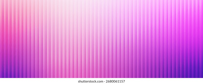 Abstrakter Hintergrund mit lebendigem violettem Farbverlauf, glänzende, gerippte Textur