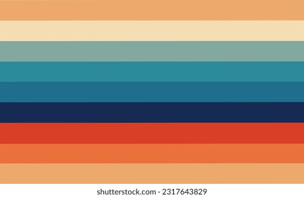 Abstract background with vintage color strip color lines endless pattern, seamless replete I get design for fabric printing or retro background
