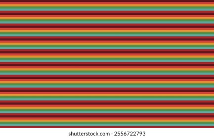 Abstract background with vintage color strip color lines endless pattern, seamless replete I get design for fabric printing or retro background, red, green, yellow, orange, brown