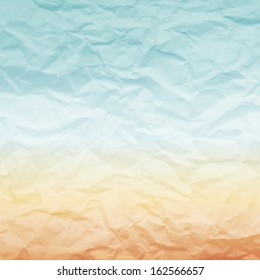 Abstract background for vintage design. The effect of crumpled paper.