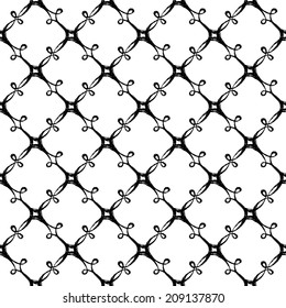 Abstract background in vintage style, seamless pattern