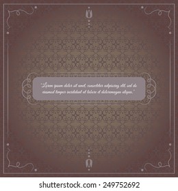 abstract background in vintage style with space for text