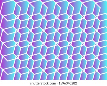 Abstract background violet and blue color geometric, Vector illustration and design for fabrics, textile, wallpaper, and backgrounds design concept.