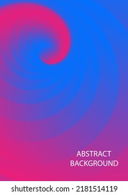 curva de fondo abstracto violeta y de línea azul, ilustración vectorial 