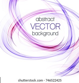 Abstract background with violet ellipses