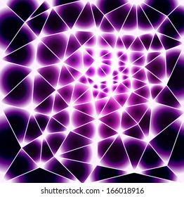 Abstract background violet mosaic, vector design.