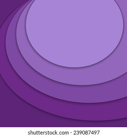 Abstract background with violet paper layers