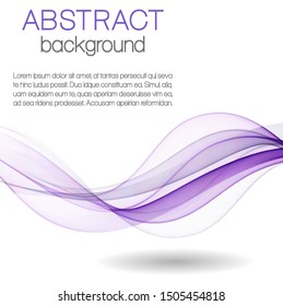 Abstract background with violet waves