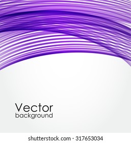 Abstract background with violet waves
