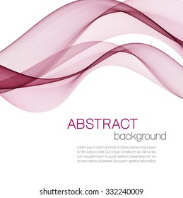 Abstract background with violet waves