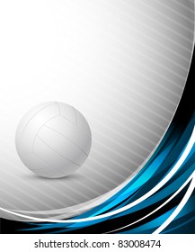 Abstract background with volleyball
