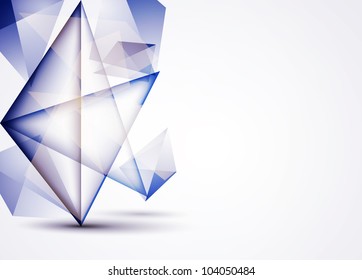 abstract background with volume figures