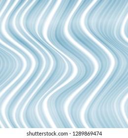 Abstract background with volumetric blue waves. Dynamic surface movement.