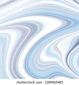 Abstract background with volumetric blue waves. Dynamic surface movement.