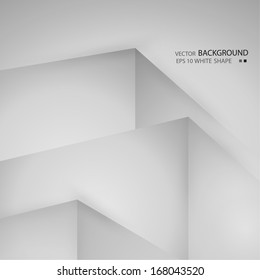 Abstract background with volumetric figures.