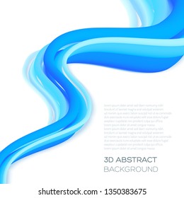 Abstract background with volumetric shapes. Movement in space.