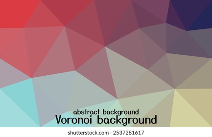 abstract background. Voronoi background. vector. colorful background