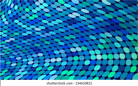 Abstract background - wall from the tiles marine colors.