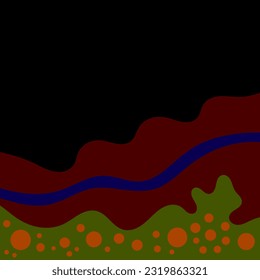 Abstract background or wallpaper with bubbles