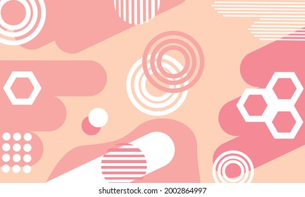 abstract background wallpaper orange red pastel modern geometry