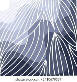 Abstract background and wallpaper of sea waves with white lines