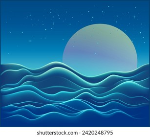 Abstract background, wallpaper, texrure illustration, vector art, colorful, waves and shapes