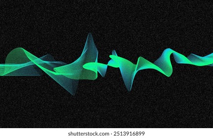 Abstract background wallpaper vector design. Smooth wave background minimalist elegant for website and presentation. abstract wavy modern for design for backdrop. Colorful digital grain soft noise