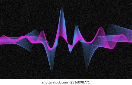 Abstract background wallpaper vector design. Smooth wave background minimalist elegant for website and presentation. abstract wavy modern for design for backdrop. Colorful digital grain soft noise